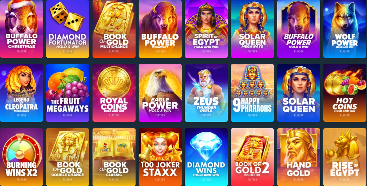 Playson En Çok Kazandıran Slot Oyunları